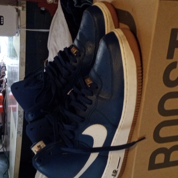 Air Force 1 size 13 Blue and White - Picture 3 of 5